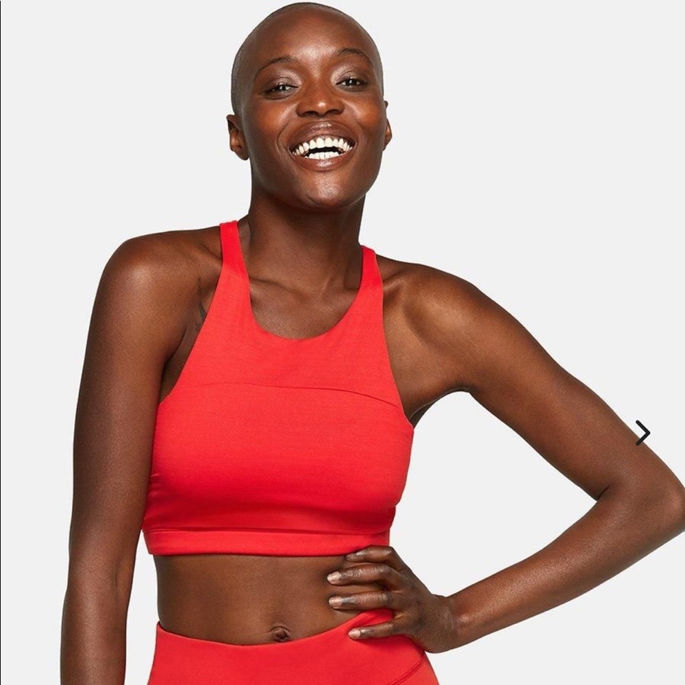 Outdoor Voices TechSweat Crop Top Scarlet